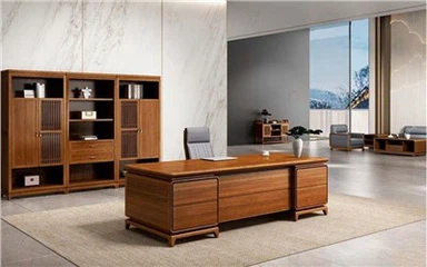 सॉलिड टिम्बर ऑफिस डेस्क
